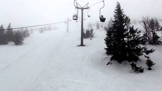 Karpacz Komplette LiftAuffahrt zur Schneekoppe im Riesengebirge in Full HD Teil 2 [upl. by Eerdua]