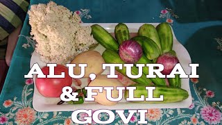 TESTY amp HEALTHY RECIPE  POTATO RIDGE GOURD amp CAULIFLOWER CURRY  ALU FULL GOVI amp TIRAI Ki SABJI [upl. by Ibba]