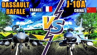 Dassault Rafale vs J10A Power Show An InDepth Comparison [upl. by Akins871]