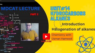 UNIT14LECTURE 2HALOGENATION OF ALKANES MDCAT CHEMISTRY LECTURE [upl. by Bridgid51]