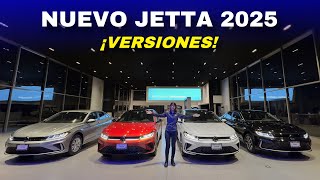 NUEVO JETTA 2025  Revelacion de todas las versiones [upl. by Staffan591]