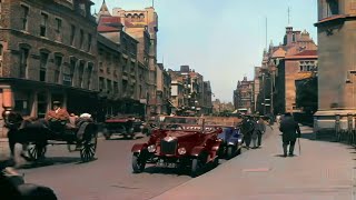 Oxford England 1920s in color 60fps Remastered wsound design added [upl. by Hcaz]