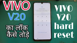 VIVO V20 Ka Lock Kaise TodePattern lock Unlock Vivo V20 [upl. by Ahsaeit825]