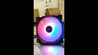 uphere c8123 rgb led 120mm case fan [upl. by Anella]