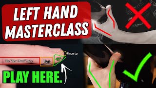 Left Hand Guitar Technique Masterclass  Tips and Tricks [upl. by Henryetta212]