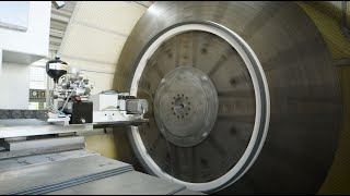 Prozesseinblicke VertikalDrehbank  Process insights large vertical lathe [upl. by Delp]