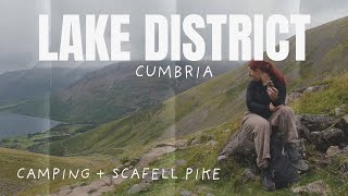 Lake District vlog  camping  Scafell Pike [upl. by Berners]