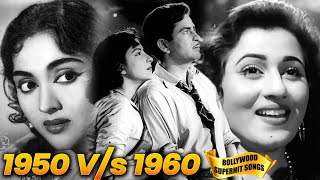 1950 Vs 1960 Super Hit HD Songs  VOL  1 Top Vintage Video Songs  Popular Hindi Songs [upl. by Lyon254]