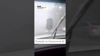 Tornado Flips Car During Hurricane Idalia in South Carolina [upl. by Odlaner]