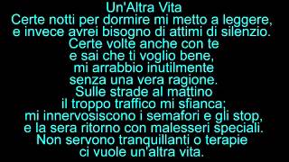 FBattiato  Un Altra Vita testo [upl. by Catton]