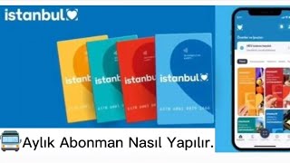 İSTANBULKART ABONMAN NASIL YAPILIR  İSTANBULKART AYLIK YAPMA [upl. by Aseel]