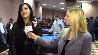 Vanessa L de la Cuetara at Super Billiards Expo [upl. by Ellingston899]