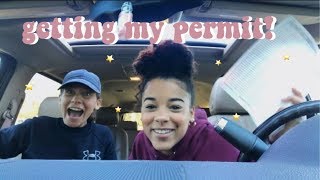 GETTNG MY PERMIT Come Drive With Me  Azlia Williams [upl. by Ylebmik300]