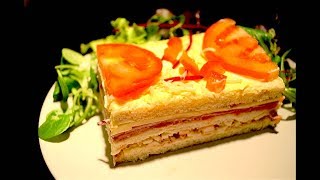 Sandwich cake jambonfromage et thonsurimi [upl. by Valleau]