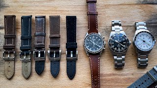 Good or Garbage AliExpress Watch Straps Review  Leather Nato Apple watch strap [upl. by Madora]