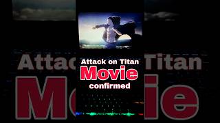 Attack on Titan Big News Movie announcement 😲 [upl. by Dulsea442]