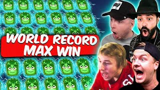 REACTOONZ WORLD RECORD BIGGEST WINS Top 10 Roshtein Xposed Spinlife [upl. by Xavier]