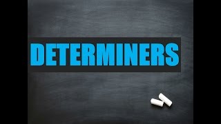 Advanced English Grammar Determiners [upl. by Robertson308]