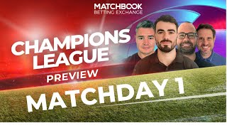 Football CHAMPIONS LEAGUE MATCHDAY 1 [upl. by Nahs]