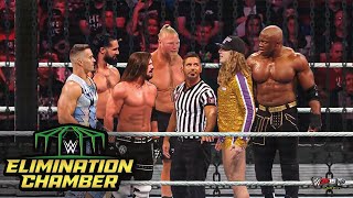 FULL MATCH  Mens Elimination Chamber Match WWE Elimination Chamber 2022 [upl. by Venuti]