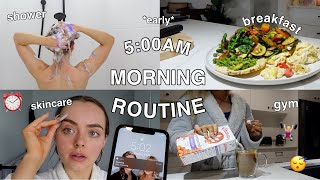 500AM MORNING ROUTINE  WAKE UP WITH ME  EARLY  Conagh Kathleen [upl. by Archangel]