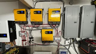 4 EG4 inverters in parallel for 6 months with outputs of 11500 watts [upl. by Anaujd]