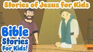 All Jesus Stories  Bible Stories For Kids Compilation 1Hour of Bible Stories for Kids [upl. by Daveen]