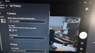 Lifecam Cinema webcam Adjust brightness and focus using camera app in windows 10 Settings Pro Mode [upl. by Mathe]