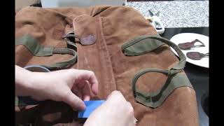 Repairing a holdall  Professional tips and tutorial for all levels [upl. by Ariahay]