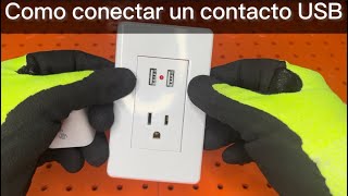 Como conectar un contacto USB [upl. by Lolly]