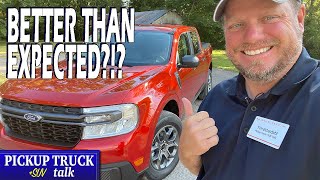 This is the pickup you might need 2022 Ford Maverick first drive [upl. by Ahsiekat171]