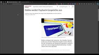 Galeria bald zurück bei Payback  Edeka bittet Hersteller von Eigenmarken zur Kasse [upl. by Ybba]