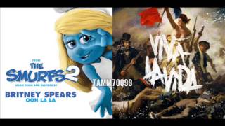 Britney Spears vs Coldplay  Viva Ooh La La Vida Viva La Vida vs Ooh La La Mashup Mix [upl. by Sicard]