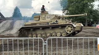 WWII tanks at the Deutsches Panzer Museum Panzer III StuG III Panzer IV Hummel Panther Hetzer [upl. by Meit609]