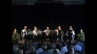 Gavotte  WA Mozart quotExcelsiorquot Baltic International Accordion Quintet [upl. by Yaluz]