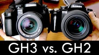 New Panasonic GH3 comparison vs GH2 [upl. by Enerod]