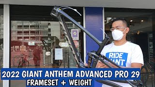 UNBOXING  2022 ANTHEM ADVANCED PRO FRAMESET MEDIUM ARCTIC LIGHT  WEIGHT [upl. by Swigart]