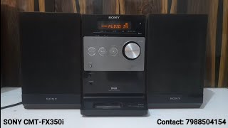 SONY CMTFX350i MICRO HIFI SYSTEM SOLD OUT [upl. by Wisnicki]