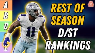 Fantasy Defense REST OF SEASON Rankings Week 5 Fantasy QA [upl. by Suu]