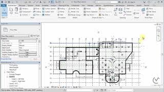 1704  تعليم برنامج Revit  شرح Dependent View and Matchline [upl. by Ahterod]