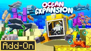 Ocean Expansion  Minecraft Marketplace Addon  Showcase [upl. by Asilehs]