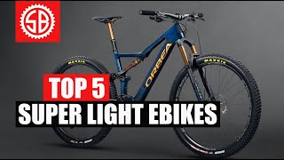 TOP5 SUPER LIGHT EMTB  Best Ebikes for 2021 [upl. by Schoenberg172]