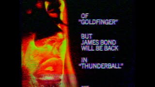 Goldfinger 1981 CED Videodisc Closing [upl. by Eetse]