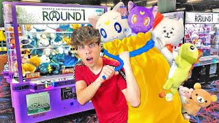 BIGGEST Round 1 Claw Machine Haul EVER Can We Profit [upl. by Combes]