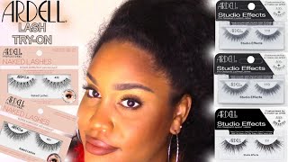 ARDELL LASH TRY ON STUDIO EFFECTS l NAKED LASHES HAUL l NelleDoingThings [upl. by Irakab328]