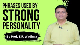 Phrases used by quotStrongquot personalities English By Wadhwa Sir [upl. by Tallie]