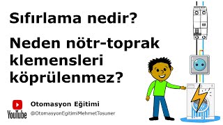 Sıfırlama nedir Neden nötrtoprak klemensleri köprülenmez  Mehmet Tosuner  wwwkumandaorg [upl. by Sluiter]