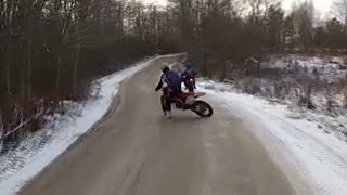 2013 Эндуро пробеги Зима Клип Enduro Winter Clip [upl. by Akenehs]