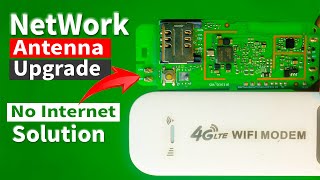 4G USB Wifi Modem No Network 4G Lte Wifi Modem Antenna Upgrade 4G USB Wifi No Network fix [upl. by Hospers]