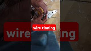 wire tinningtechnical tools shorts short shortvideo shortsviral shortsvideo viralshorts [upl. by Anaej]